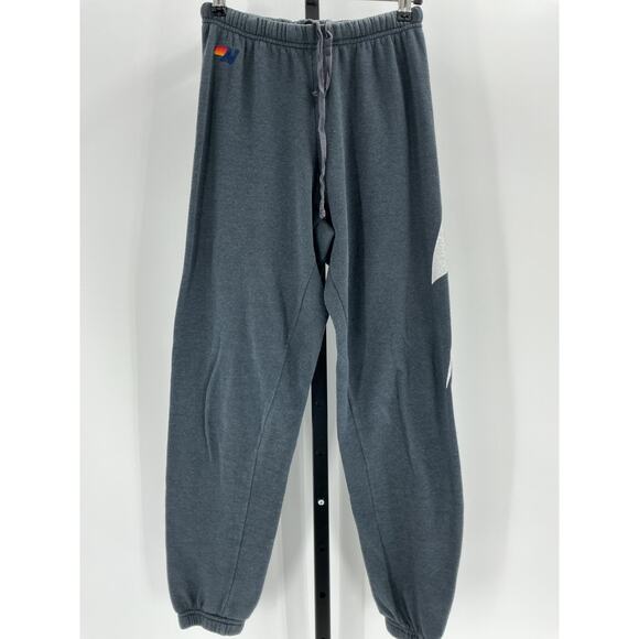 Aviator Nation 'Bolt' Black Polyester Sweatpants Size S - Picture 2 of 4